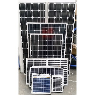 Portable Solar Panels - Lot of Nine