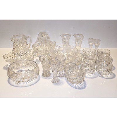 Large Collection of Cut Crystal