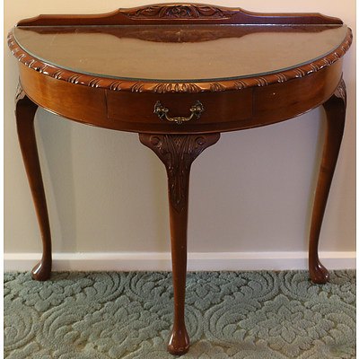 Semi Circular Hall Table