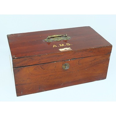 Vintage AMS Maple Box