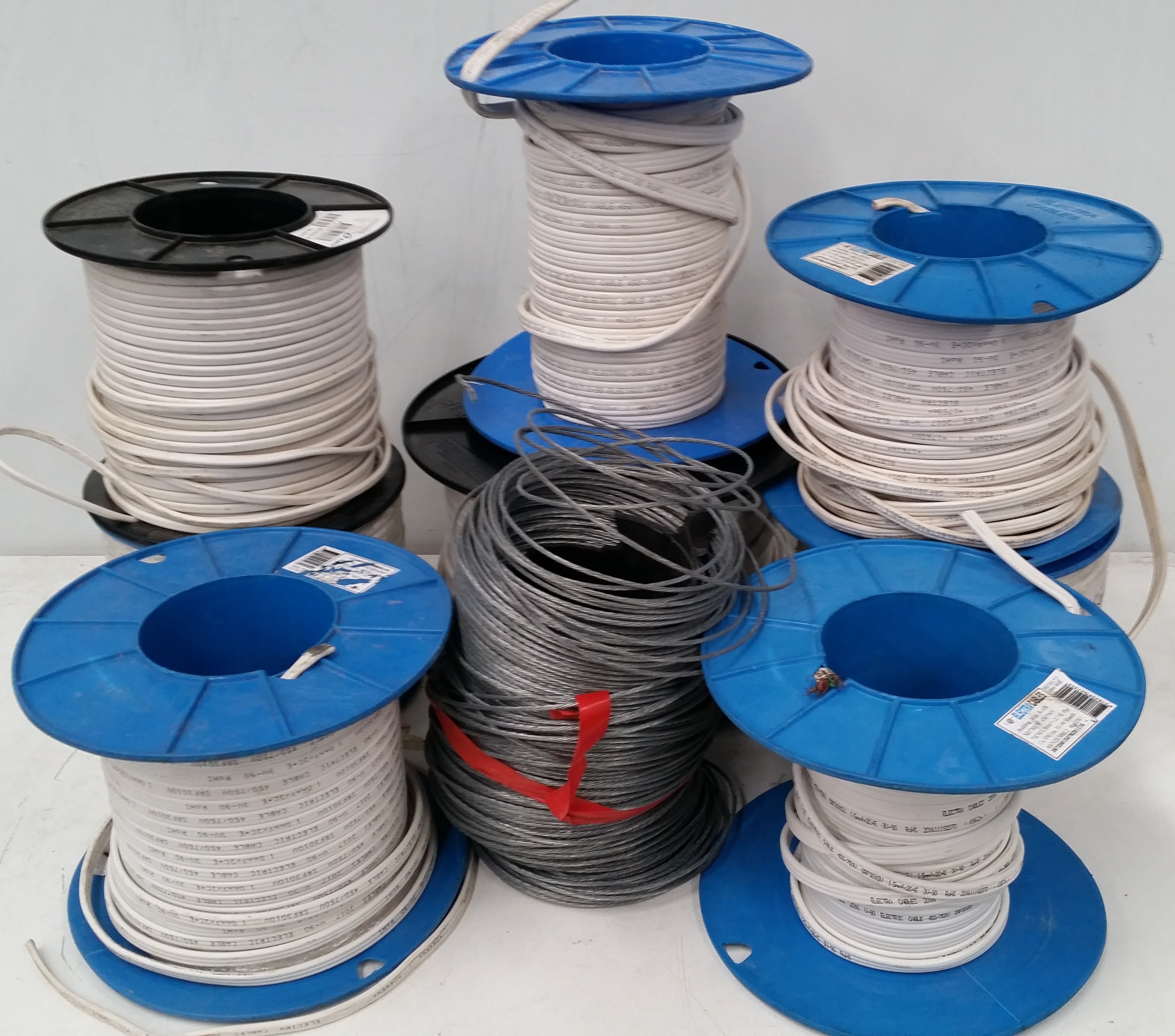 9 Spools of Wire Lot 958517 ALLBIDS