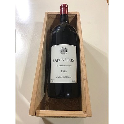 1998 Hunter Valley Lakes' Folly Cabernet 1 x 3Litre Magnum