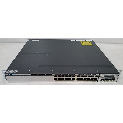 Cisco Catalyst 3750-X Series 24-Port Gigabit Managed Switch