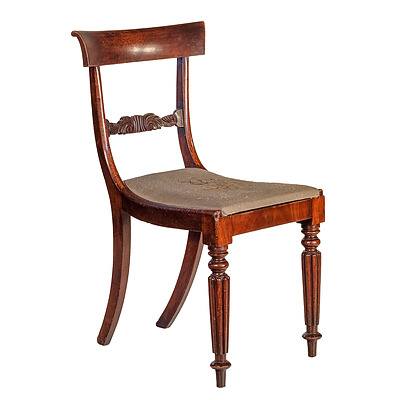William IV Mahogany Dining Chair Circa 1835