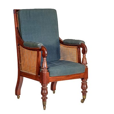 William IV Caned Mahogany Drawing Room Chair Circa 1835