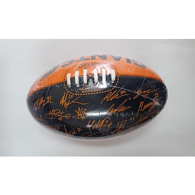 GWS Giants Signed Football