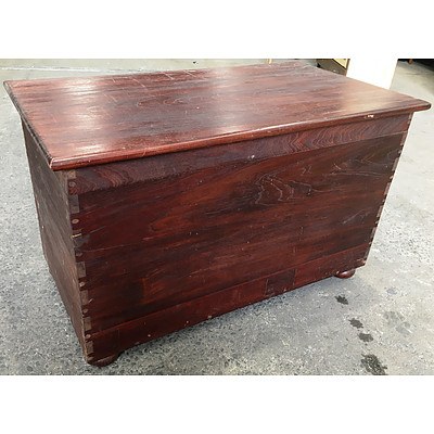 Teak Blanket Box