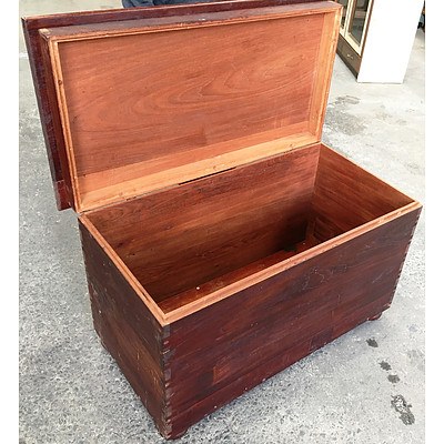 Teak Blanket Box