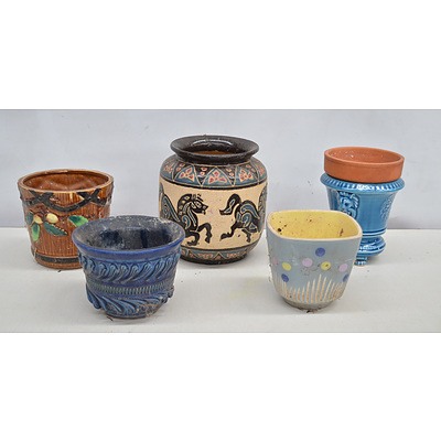Group of Decorative Pots
