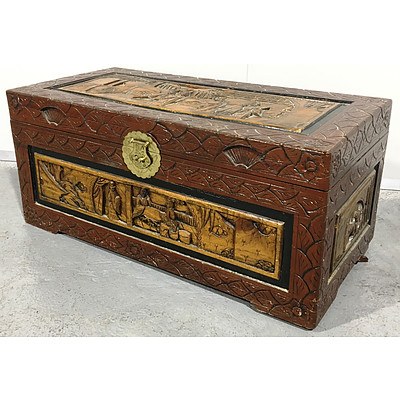 Chinese Camphor Wood Chest