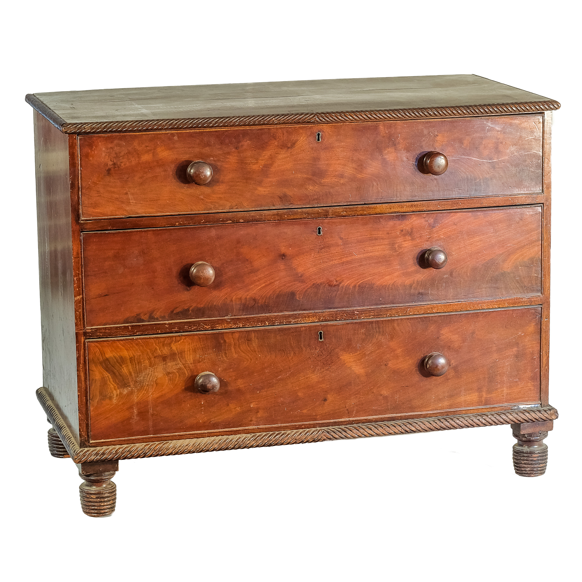 'Early Victorian Mahogany Chest of Drawers Circa 1840'
