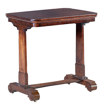 George IV Regency Style Brazilian Rosewood Occasional Table Circa 1830