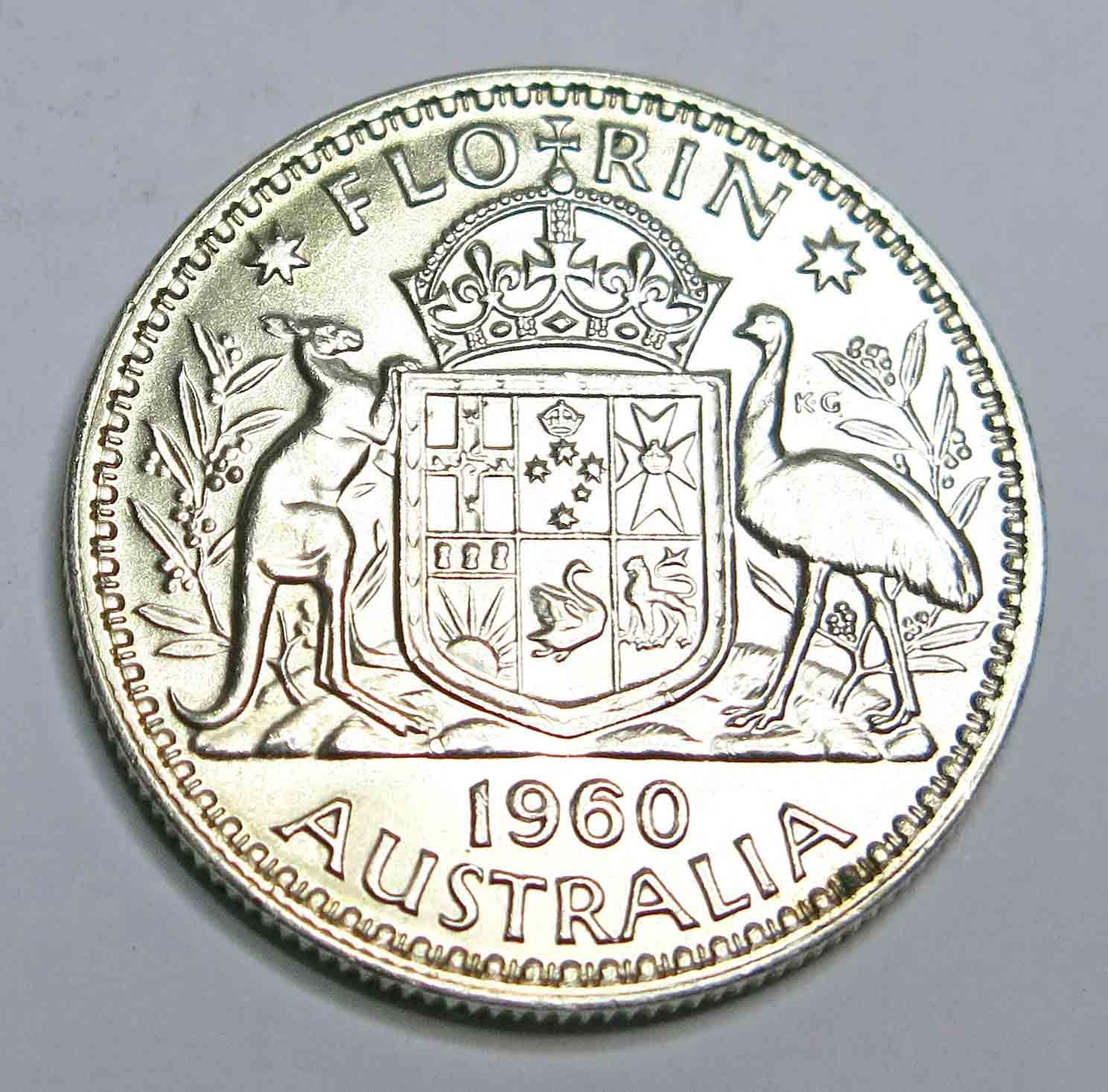 Australian Silver Florin 1960 - Lot 959579 | ALLBIDS