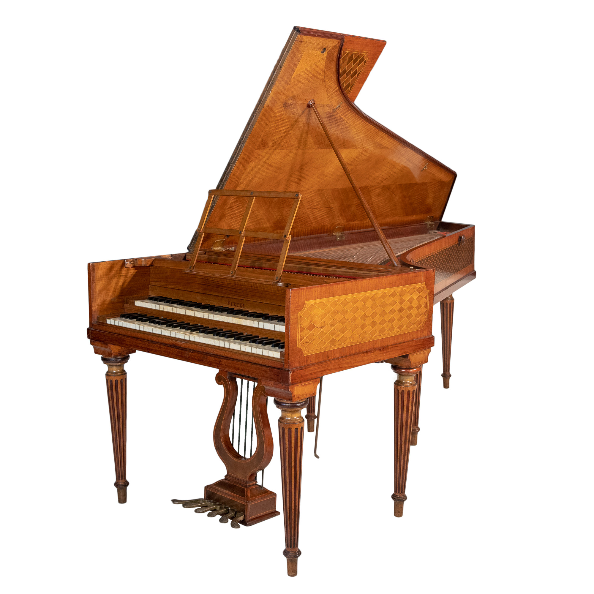 'Important Pleyel Double-Manual Harpsichord 1905 Property of Wanda Landowska 1905-7'