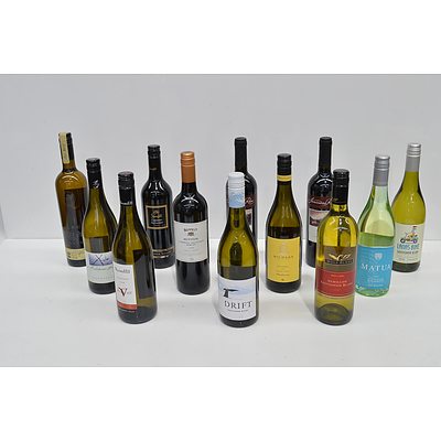 Group of Wines Including, Cabernet Sauvignon, Shiraz, Sauvignon Blanc and Chardonnay
