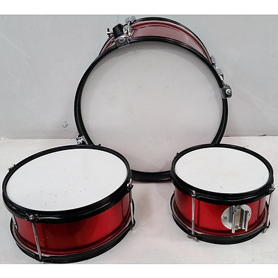 Set of 3 Marching Band Drums