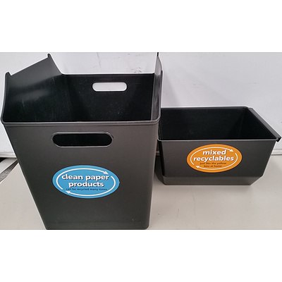 Paper to Paper Recycling Bin Sets - Lot of 60