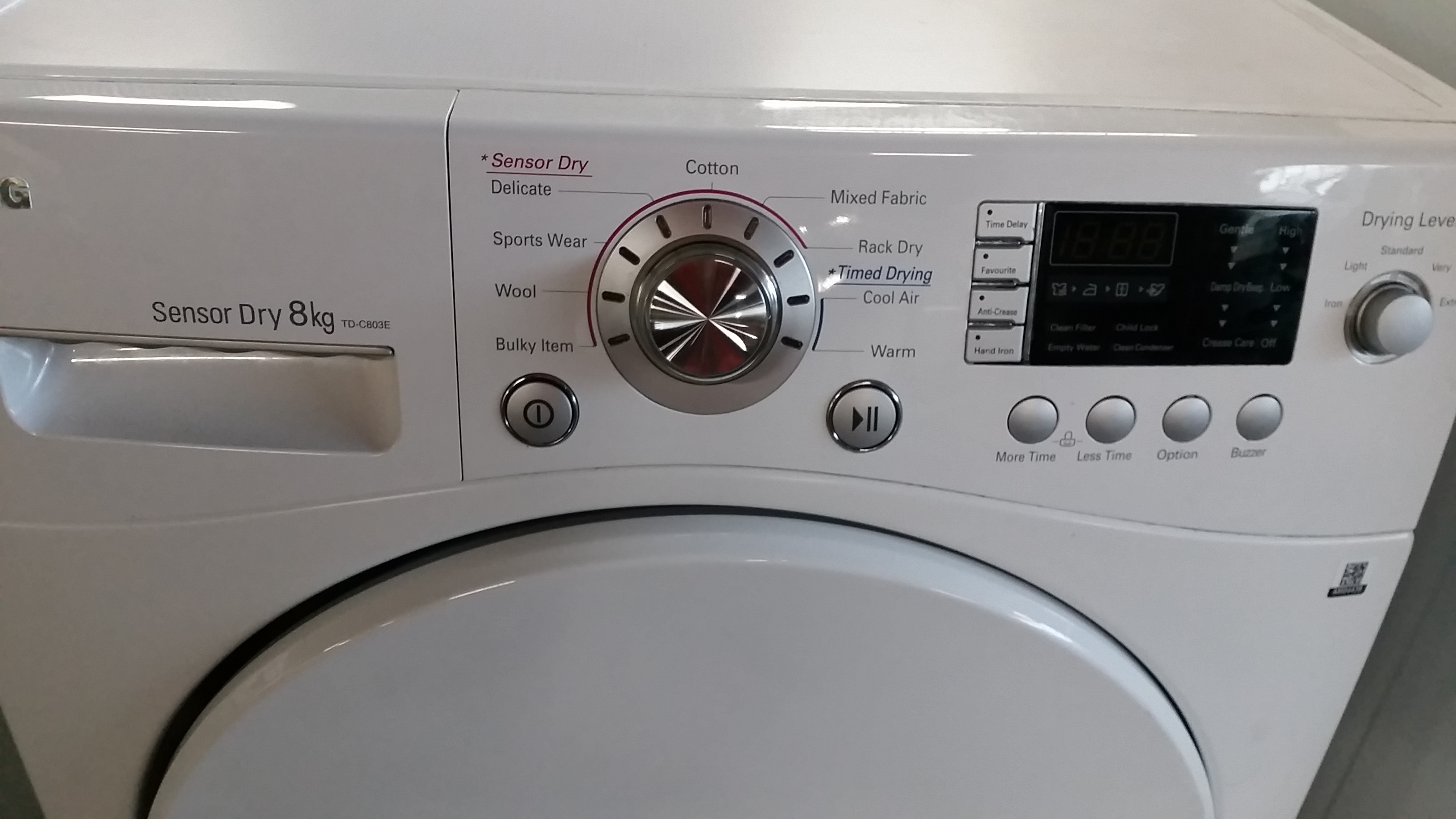 LG Sensor Dry 8kg Clothes Dryer Lot 966609 ALLBIDS