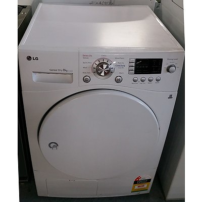 LG Sensor Dry 8kg Clothes Dryer
