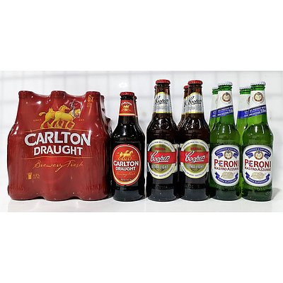 Lot of 24 Mixed Beers - RRP=$65.00