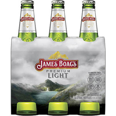Lot of 24 James Boag's Premium Light Beer 375mL - RRP=$70.00