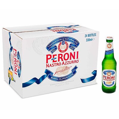 Lot of 24 Peroni Nastro Azzurro Bottles 330mL - RRP=$60.00