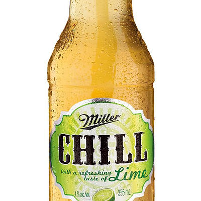 Lot of 24 Miller Chill Premium Bottle with Lime 330mL = RRP=$50.00