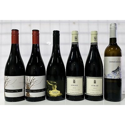 Lot of 6 Mixed Wines = RRP=$180.00