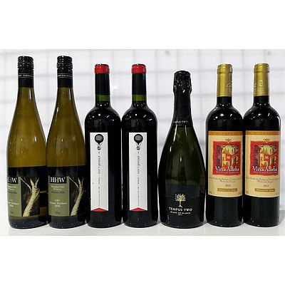 Lot of 7 Mixed Wines = RRP=$175.00