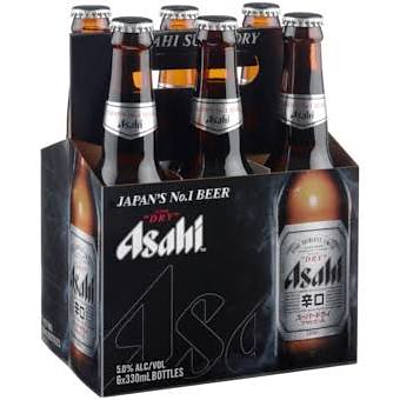 Lot of 15 Asahi Super Dry Beer = RRP=$55.00