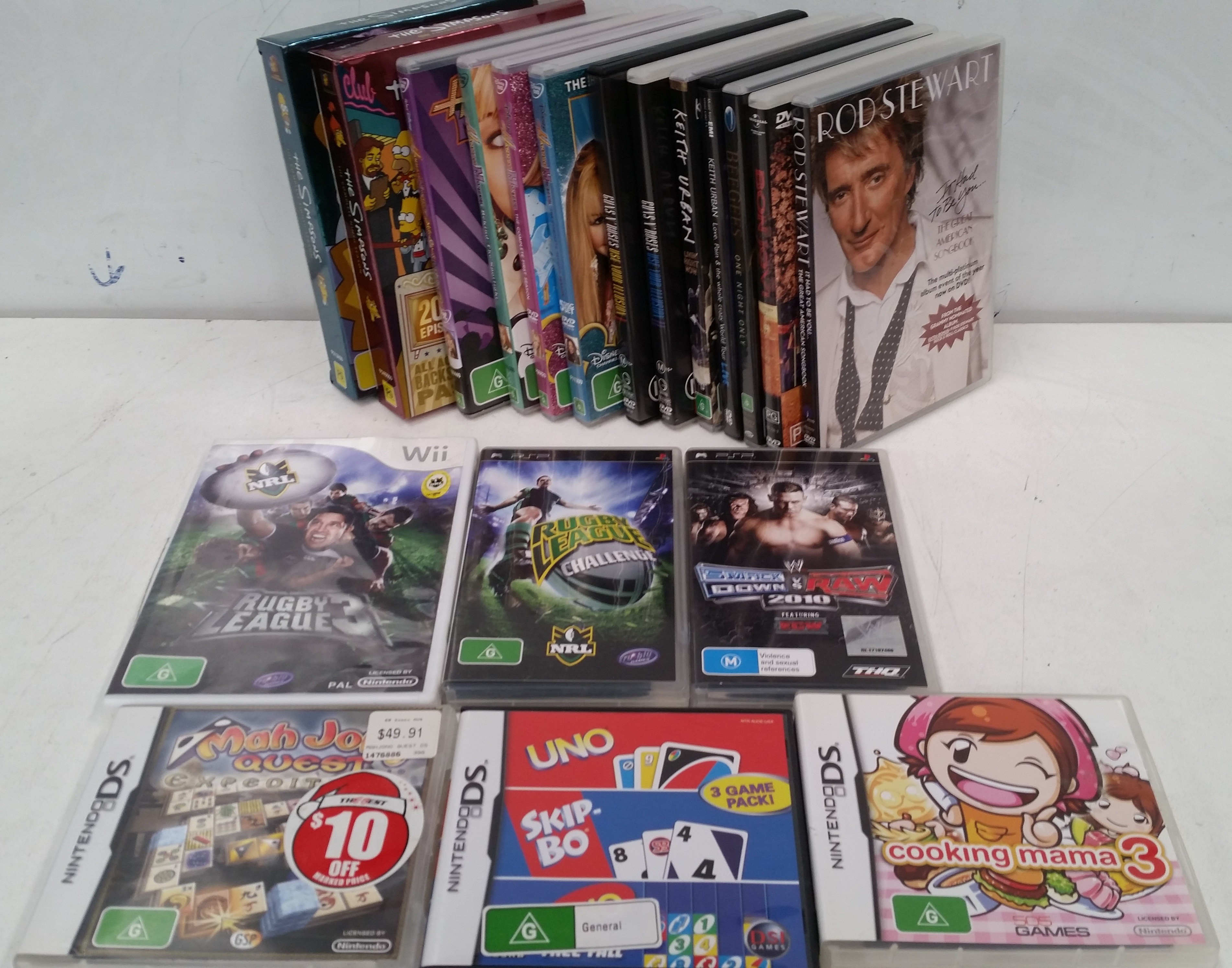 DVDs Video Games Lot of 19 Lot 973452 ALLBIDS