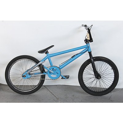 Blue BMX Bike