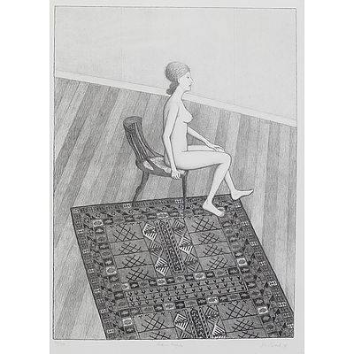 John Brack (1920-99) Nude in Profile Lithograph Edition 180 of 300