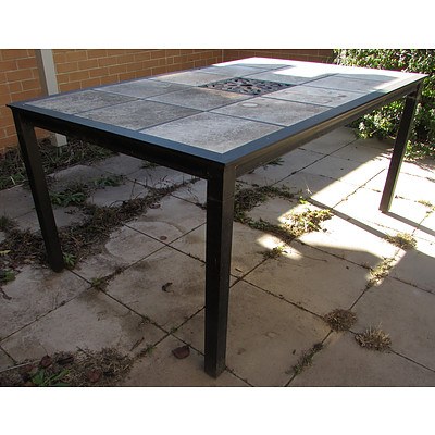 Slate Tile Outdoor Table