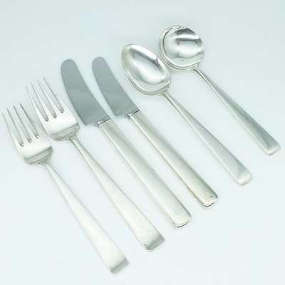Georg Jensen Sterling Silver Six Piece Flatware Setting for One