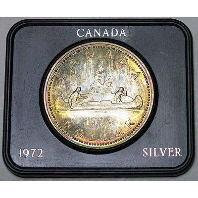 Canada Proof Silver Dollar 1972
