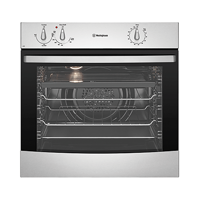 Westinghouse 60cm 3 Function Oven Knob Control w/- Timer S/S Electric Built-In Oven- RRP=$899.00