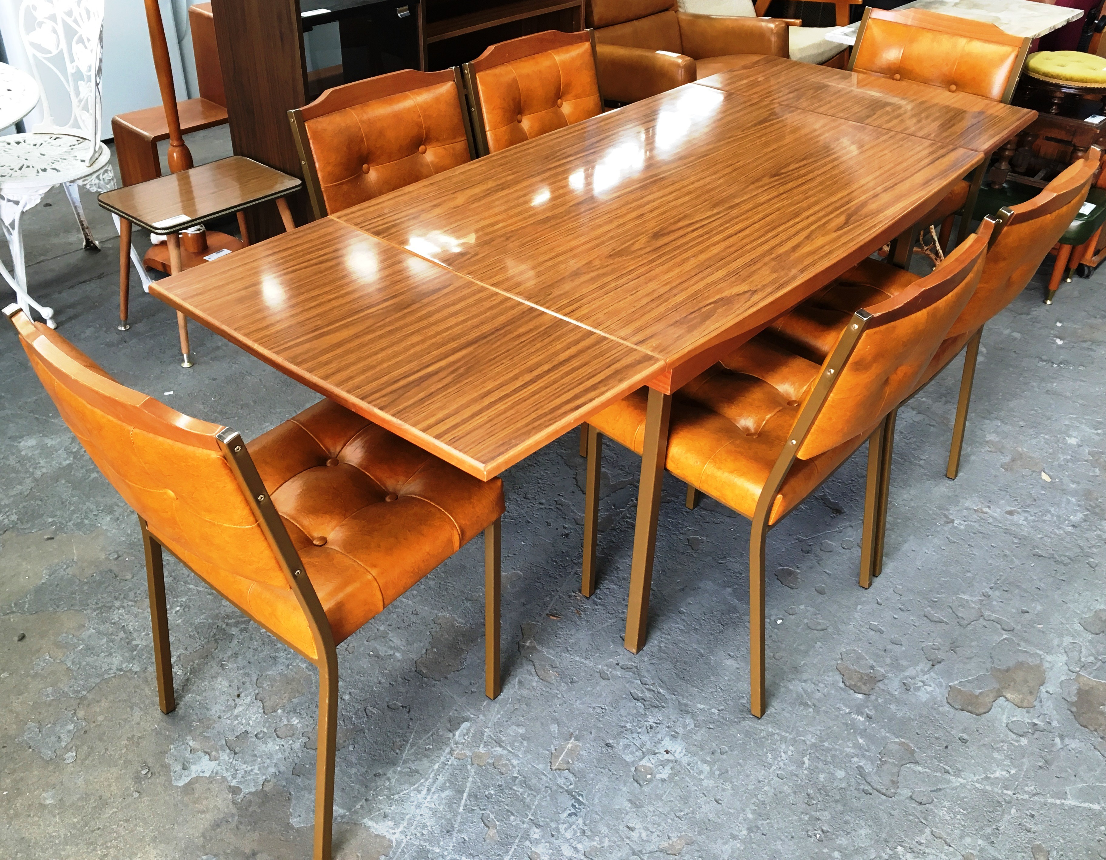 retro laminex dining table