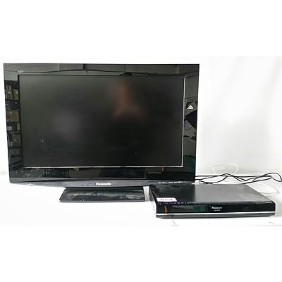 Panasonic 28" TX-32LXD80A LCD TV and PMR-XW385 DVD Player
