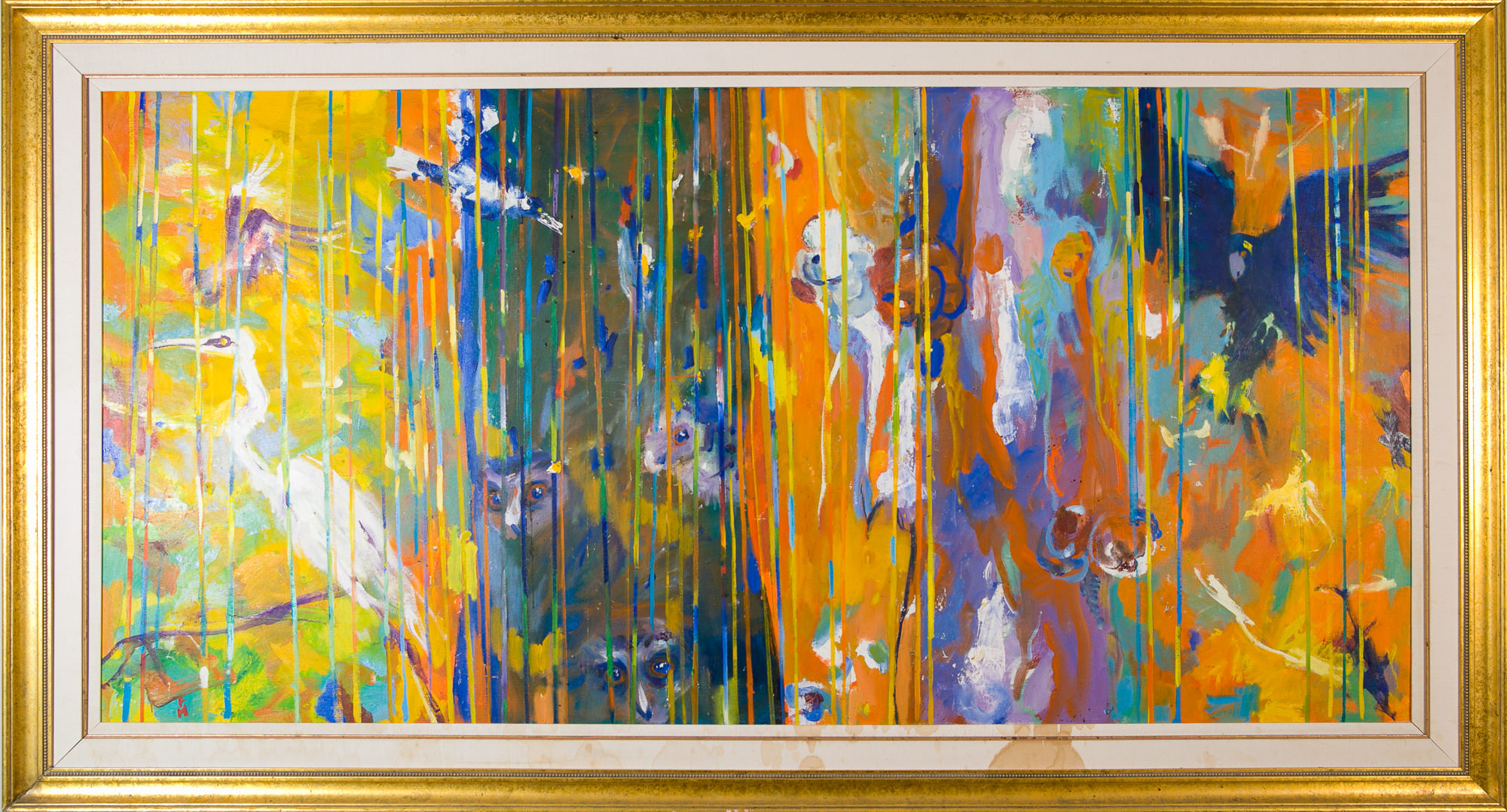 'Frank Hodgkinson (1919-2001) Seasons VI 1993, Oil on Linen Board'