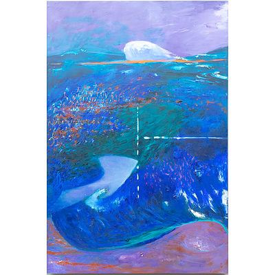 Frank Hodgkinson (1919-2001) Four Seasons - Winter 1993, Oil on Linen Board