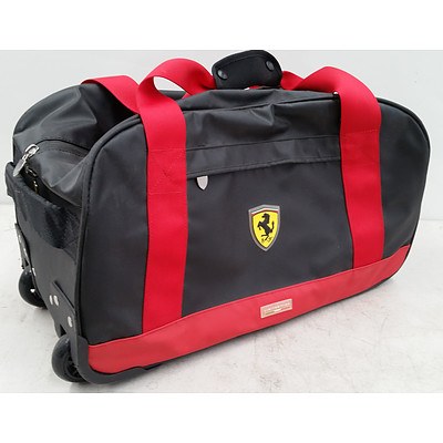 Limited Edition Ferrari Wheeled Travel Bag - Brand New