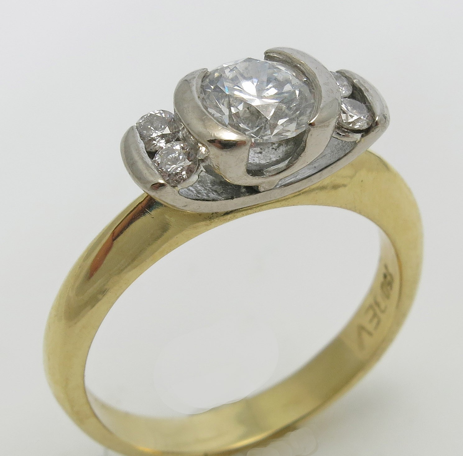 Halfcarat Diamond Ring Lot 987525 ALLBIDS