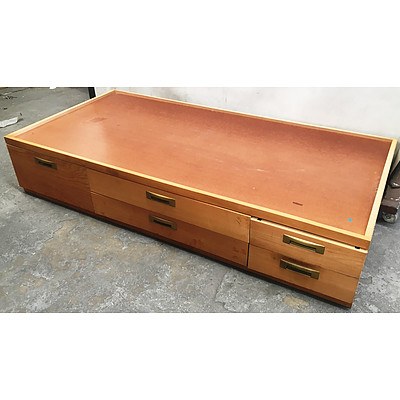 Single Bed Base with Underbed Storage