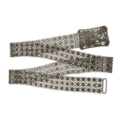 Straits Chinese Silver Belt 