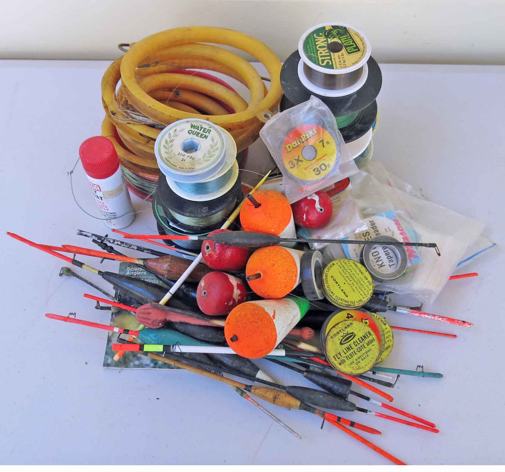 Fishing Lines, floats, fly leaders, Lot 984014 ALLBIDS