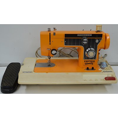 Vintage Empisal Honey Sewing Machine