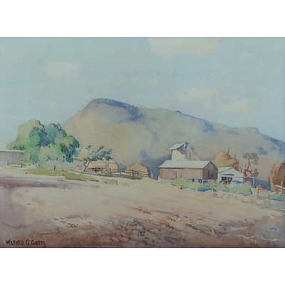 3 GATES, Wilfred (1890-1967). 'Farm, Kangaroo Valley, NSW, 'Maltese Farm, Prospect,' & 'Ryde, a Hot Summer Afternoon,'