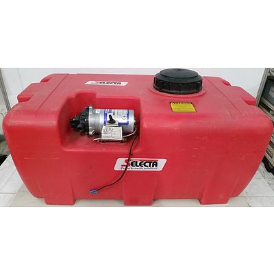 Silvan Selecta 100 Litre Chemical Spray Tank With Pump