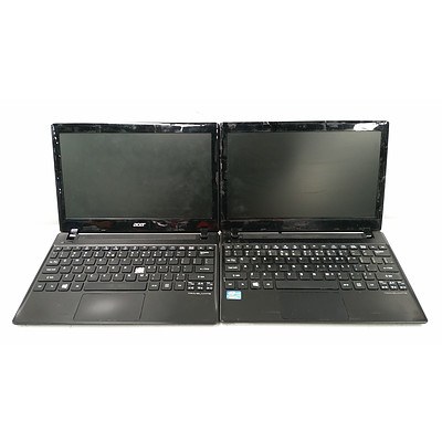 Acer TravelMate B113 Series Core i5 (3337U) 1.80GHz 11.1-Inch Laptop - Lot of Two